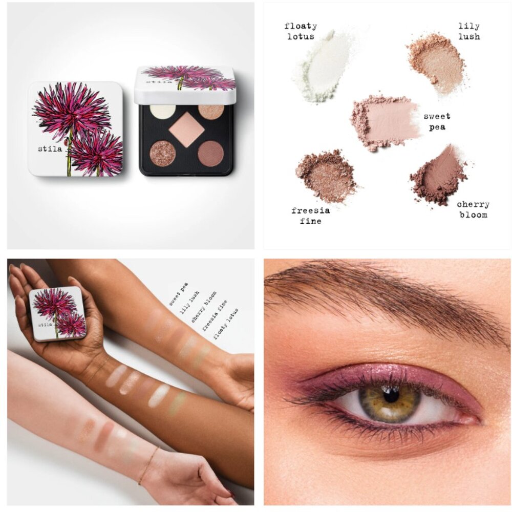 MSRP $30 – Stila Pocket Play Pretty Petal Shadow Palette